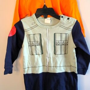 2-pack anime baby rompers